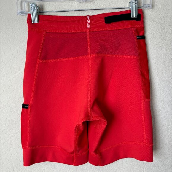 Men's Wolaco Distance Half Tight Compression Running Shorts in Lava 8" Inseam - Picture 5 of 10